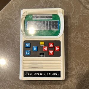 Classic Electronic Football Handheld Console - White
